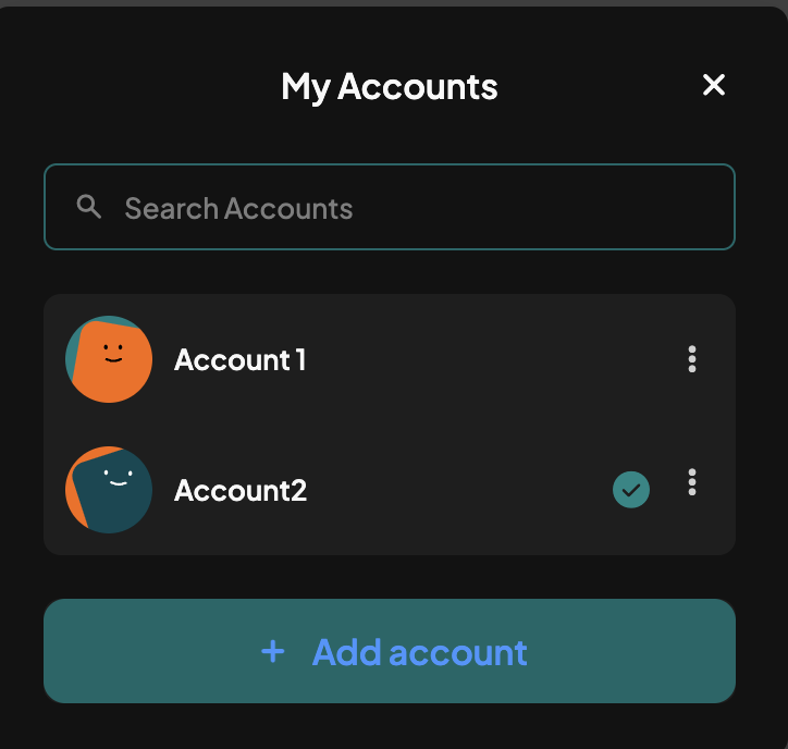 Two accounts