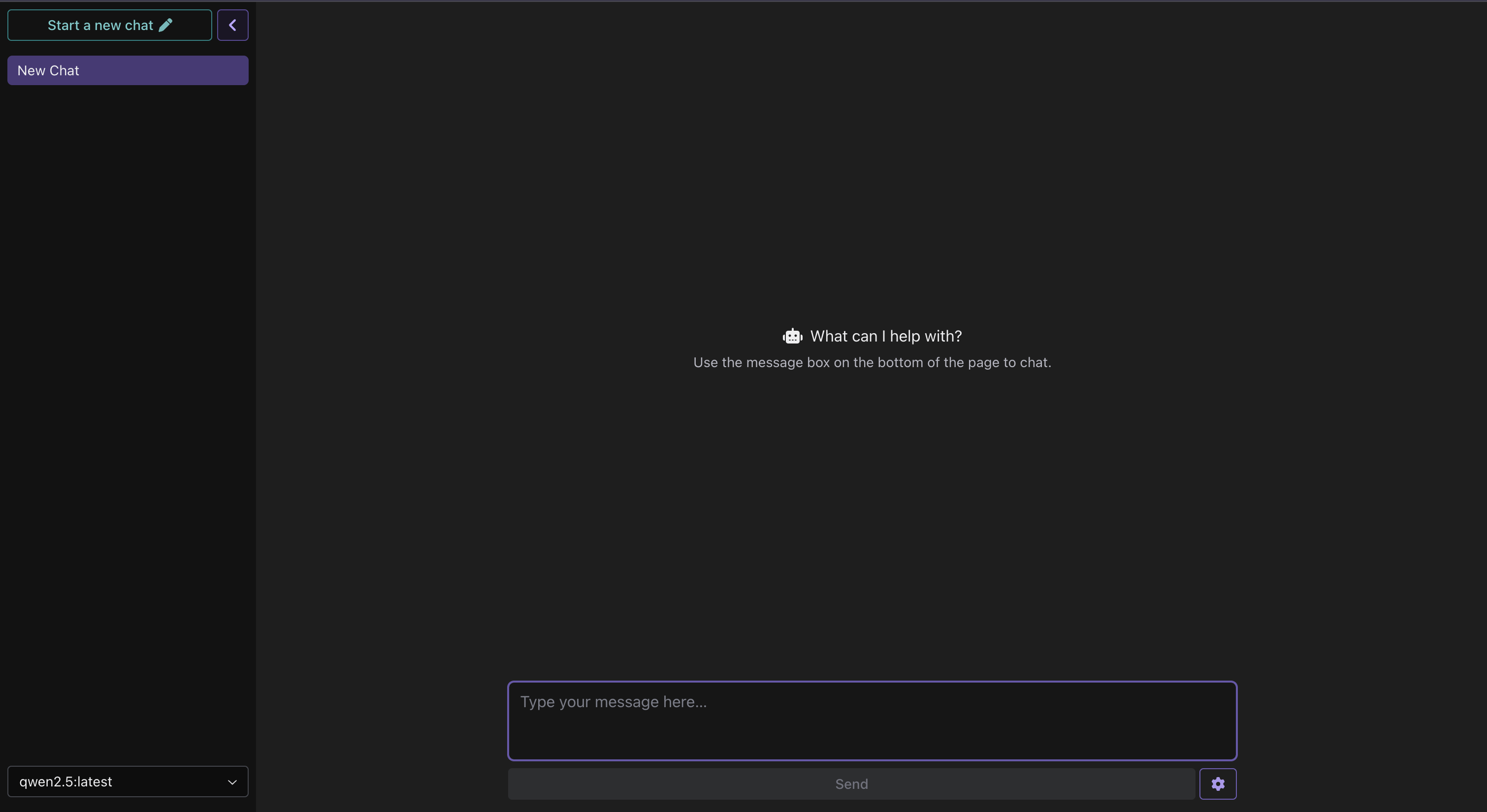 Icarus main chat interface