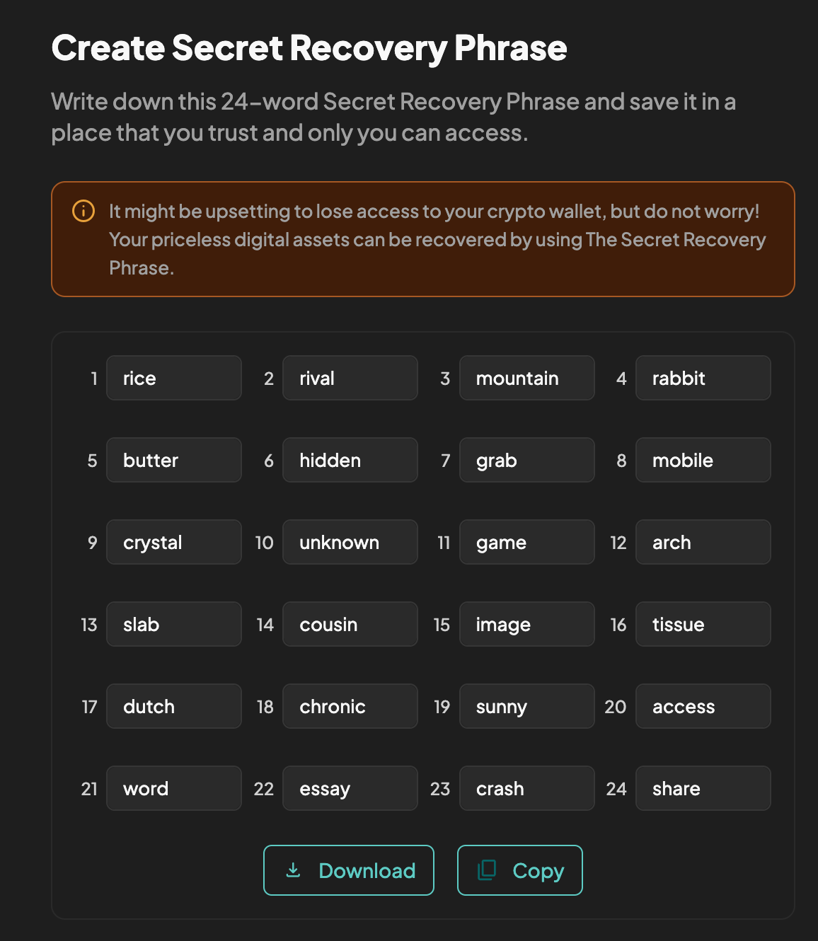 mnemonic