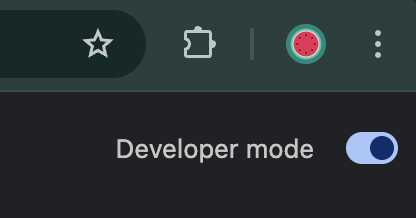 developer mode